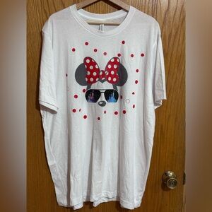Minnie Mouse handcrafted tshirt sz‎ 2XL